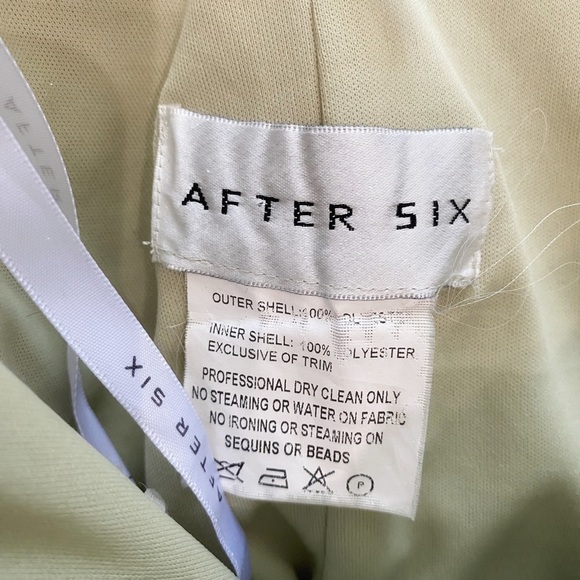 AFTER SIX TROPICAL OMBRE BRIDESMAID SLEEVELESS EMPIRE WAIST COLORFUL GOWN - 4 - Picture 8 of 10